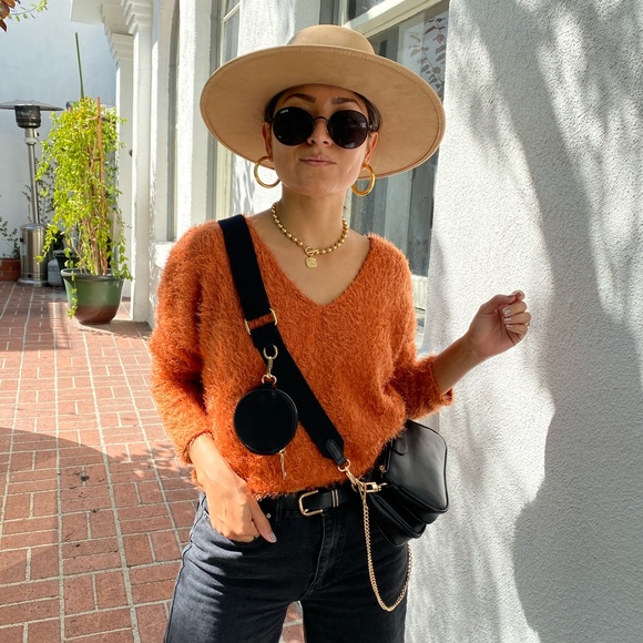 Melissa Cordobés  Vegan Suede  wide Brim Hat - Picture 10 of 10